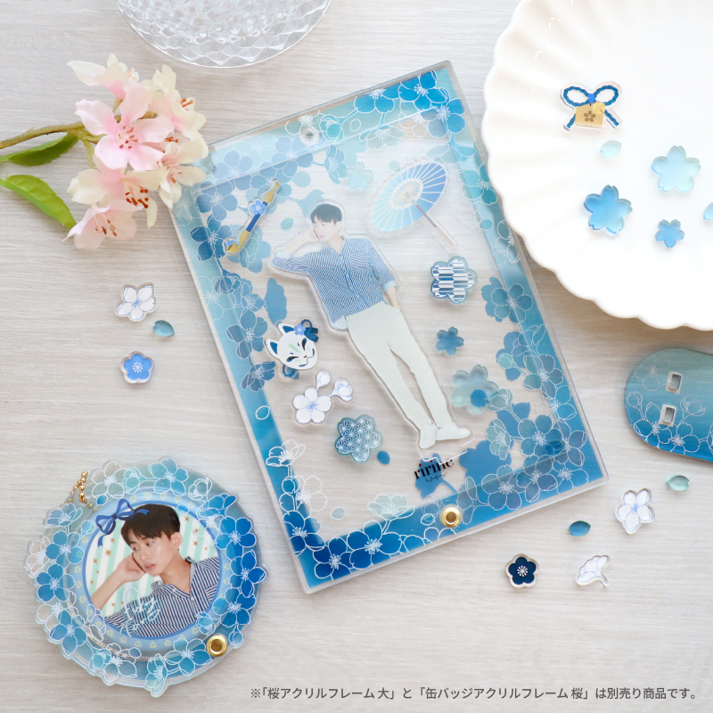 缶バッジアクリルフレーム 桜 桜色| FUKUYA ONLINE フクヤオンライン