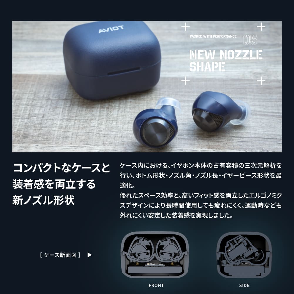 AVIOT TE-A1 | Compact, high-performance completely wireless