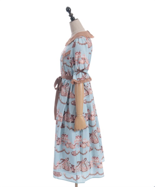 お菓子の家柄ワンピース【期間限定販売】 | axes femme online shop
