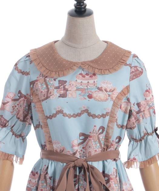 お菓子の家柄ワンピース【期間限定販売】 | axes femme online shop