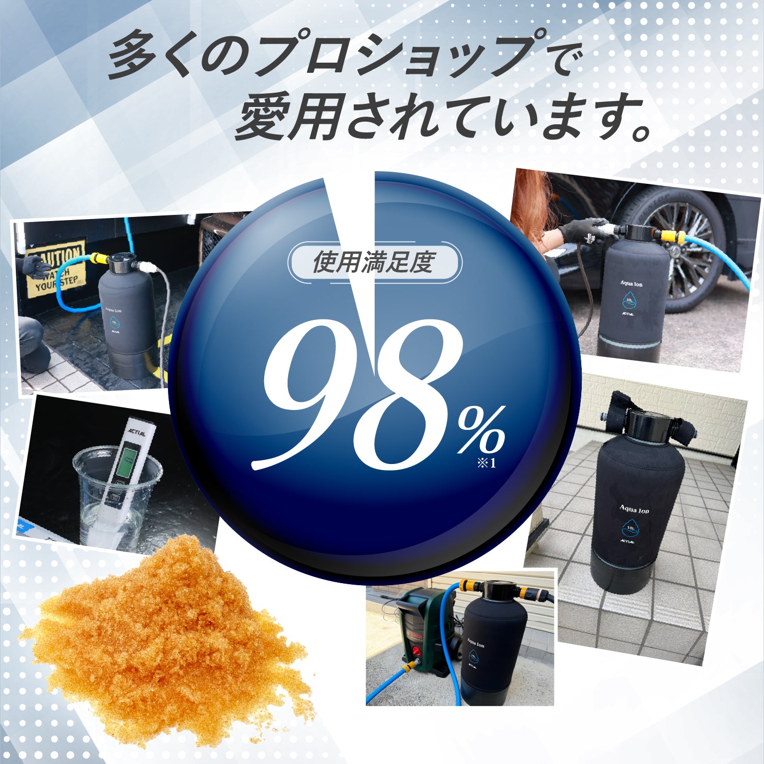 ACTIAL 純水器 イオン交換樹脂 洗車 10L (イオン交換樹脂10L) – ACTIAL