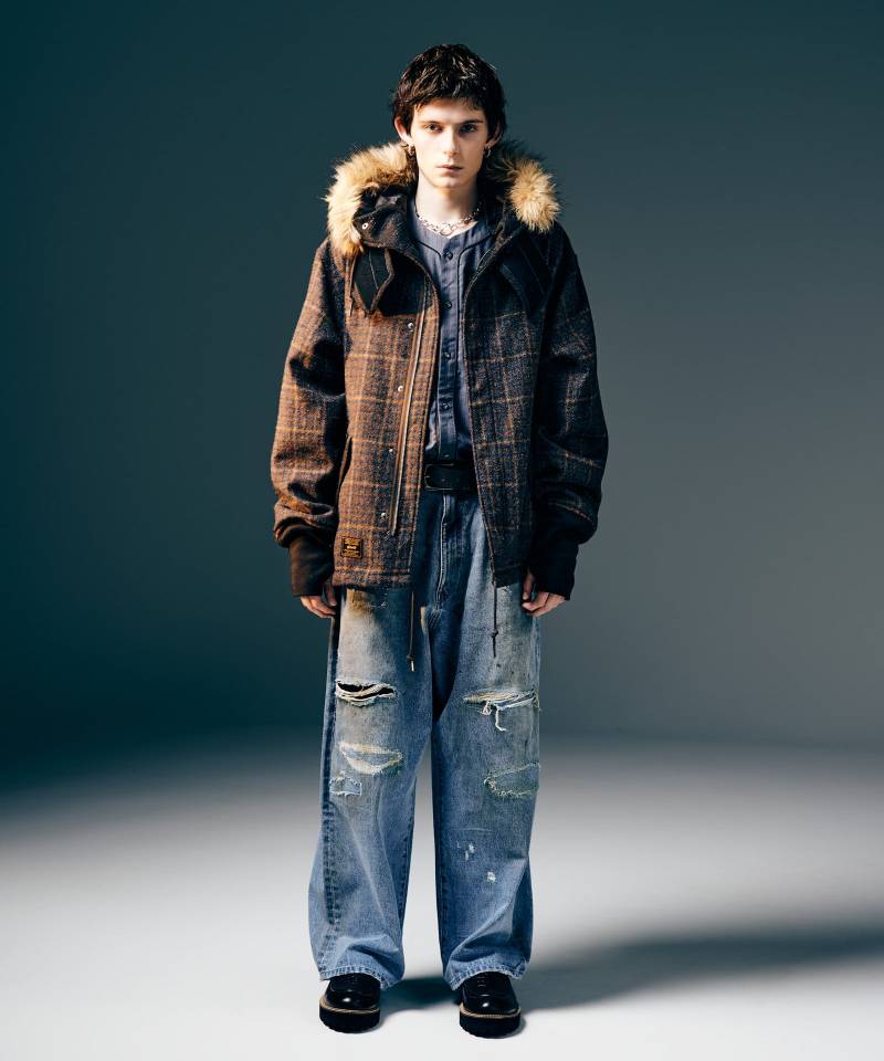 予約商品】glamb(グラム)High Neck Short Mods Coat / ハイネック