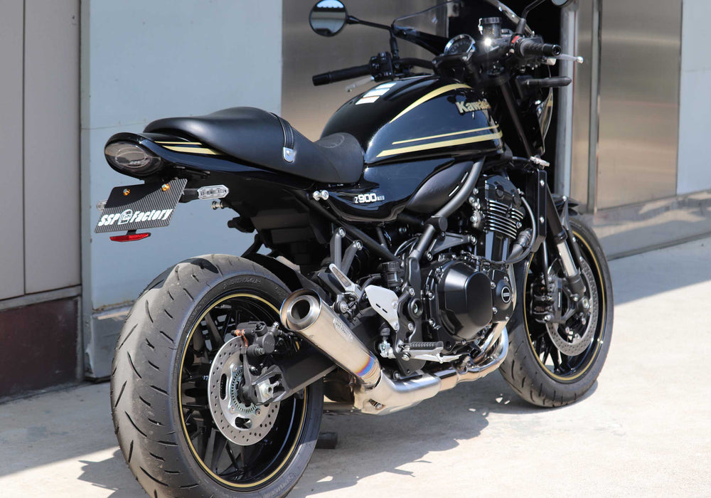 Z900RS用 スリップオン ポリッシュチタン メガホンサイレンサー — SSP