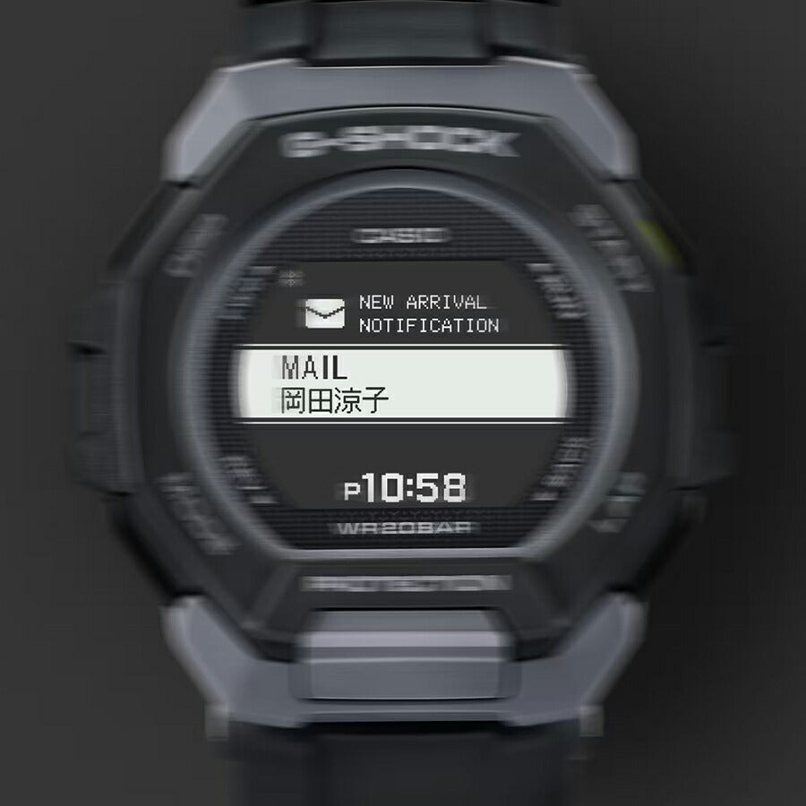 G-SHOCK G-SQUAD GBD-300-1JF メンズ 電池式 Bluetooth デジタル 樹脂