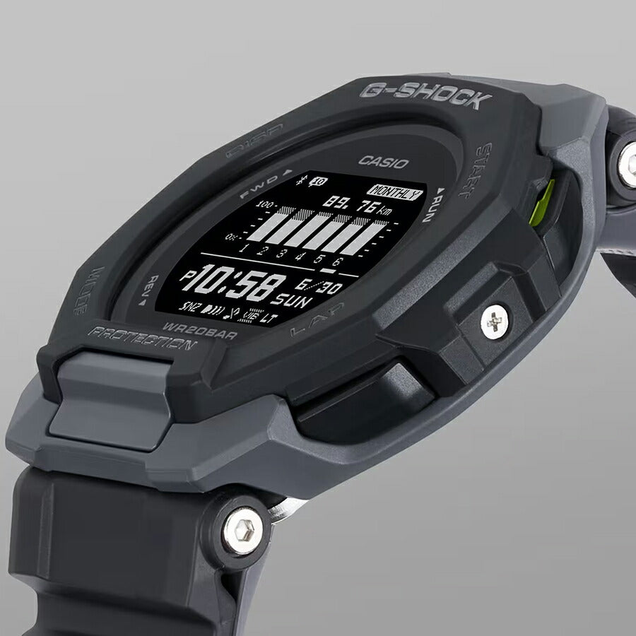 G-SHOCK G-SQUAD GBD-300-1JF メンズ 電池式 Bluetooth デジタル 樹脂