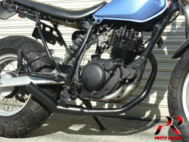 楽天市場】YAMAHA TW200 TW225 ショート管 60π 新品 マフラー ブラック