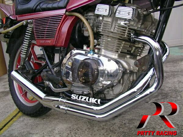 楽天市場】SUZUKI GSX250E ザリ ショート管 70π 新品 マフラー