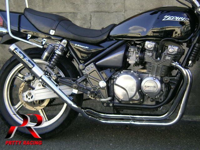 楽天市場】KAWASAKI ゼファー400/χ 54π PRETTY ガニマタブレット管