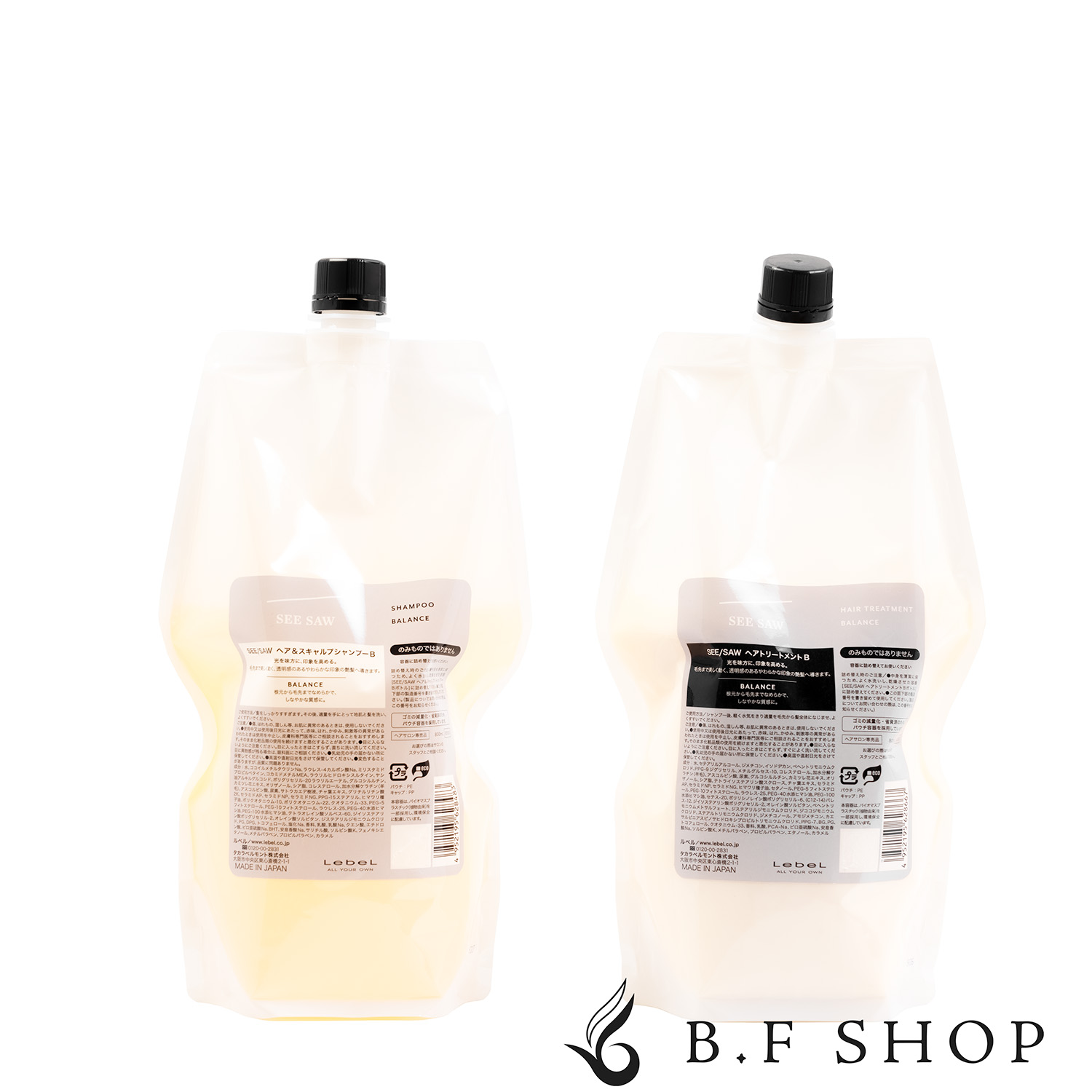 楽天市場】【セット品】ルベル シーソー シャンプー タイト 2500ml