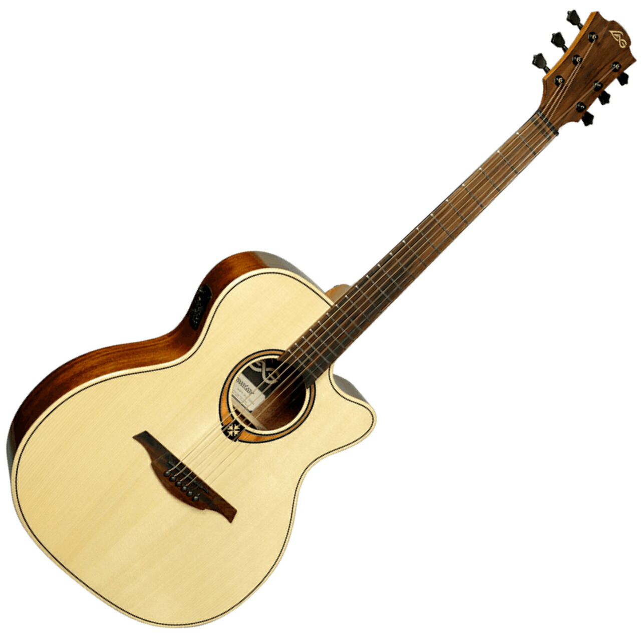 楽天市場】LAG GUITARS T118DCE エレクトリックアコースティックギター