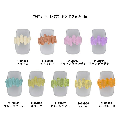 楽天市場】【最大3％OFF】 TOY's × INITY nendo gel ネンドジェル