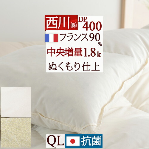 楽天市場】3/1限定☆11％OFFクーポン 羽毛布団 西川 クイーン クイーン