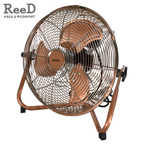 楽天市場】扇風機 ReeD フロアファン 40cm メタリックシルバー RD