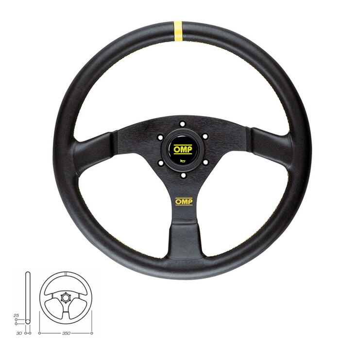 楽天市場】OMP ステアリング OD0-1990 SUPERQUADRO スーパークワドロ D