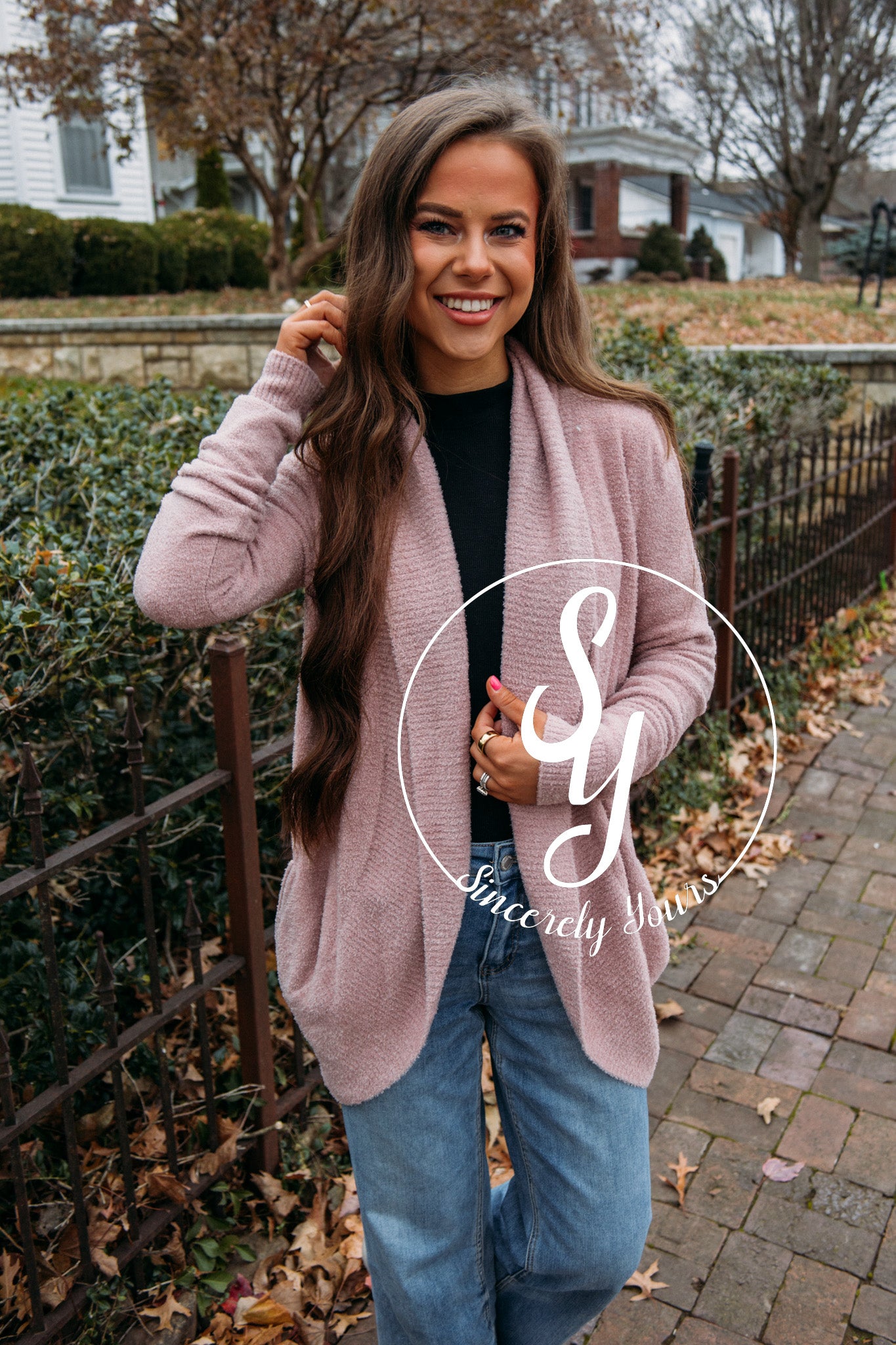 Barefoot Dreams: CozyChic Lite® Circle Cardi -Teaberry – Sincerely