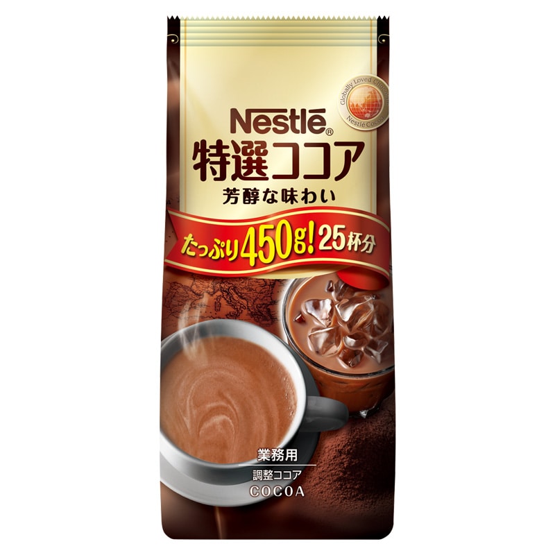 ネスレ日本 ネッスル 特選ココア 450g 常温 1袋※軽（ご注文単位1袋
