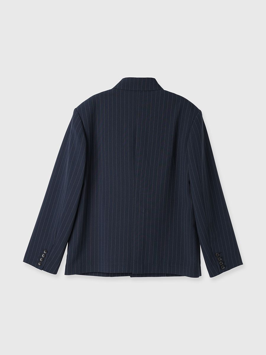 CREDONA - CALATHEA STRIPE JACKET / ストライプジャケット (ネイビー