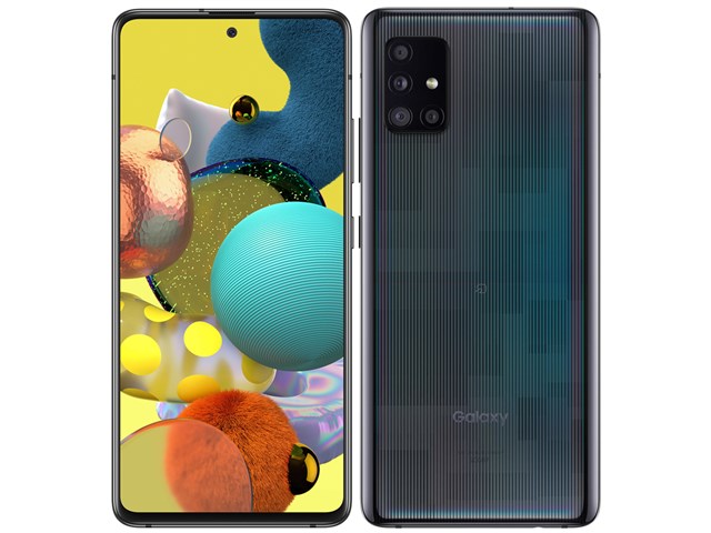 Galaxy A51 5G SCG07 au [プリズム ブリックス ブラック]の通販なら