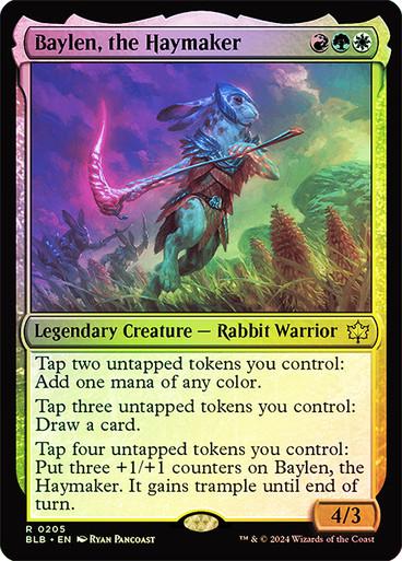 Baylen, the Haymaker [Foil] #205 Prices | Magic Bloomburrow