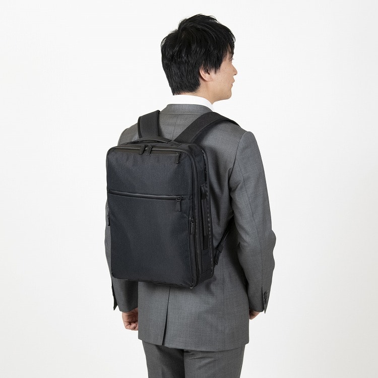 ace.／エース ガジェタブル ヘザー2 68293 リュック 16L(01：ブラック