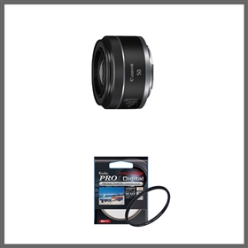 RFレンズ RF50mm F1.8 STM+プロテクターセット【26年春：3千円