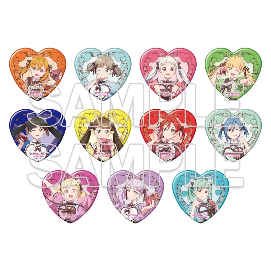 ラブライブ！スーパースター!!』Liella! トレーディングハート缶バッジ