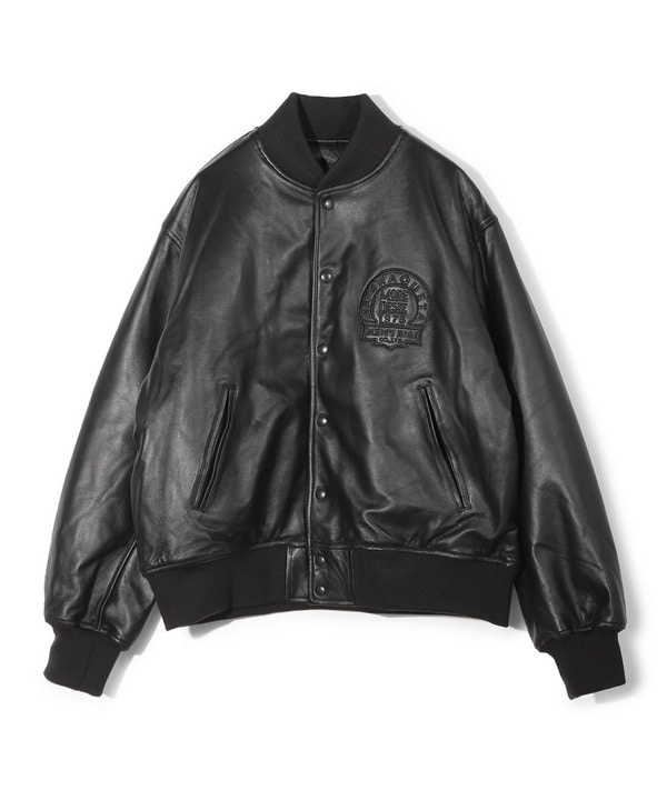 50th Anniv . 中田 慎介】 SHEEP LEATHER STADIUM JAMPER｜メンズ