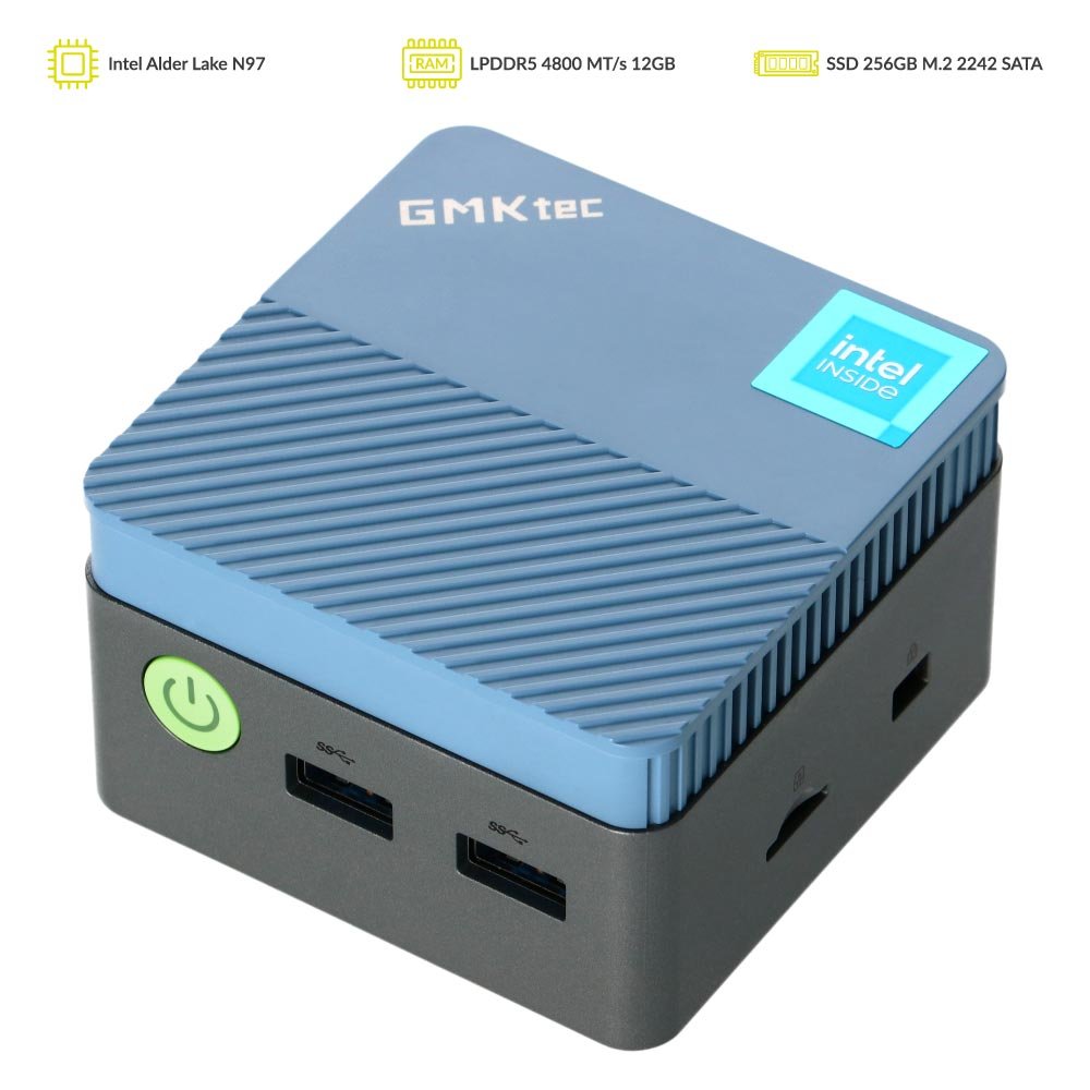Intel Alder Lake N97 GMK G5 Nuc Mini Computer