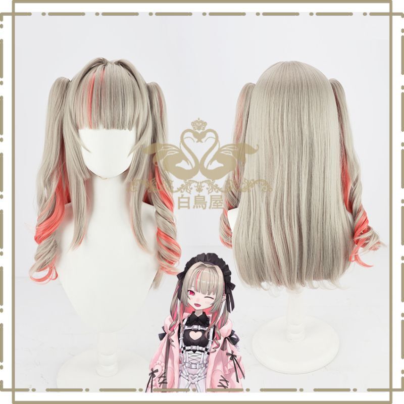 VTuber 魔界ノりりむ メイド リリム コスプレウィッグ
