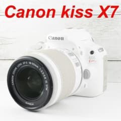 ❤️人気ホワイト❤️スマホ転送❤️Canon kiss X7 - メルカリ