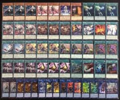 遊戯王 閃刀姫 デッキ デッキパーツ メイン40枚+EX15枚 A011 - メルカリ