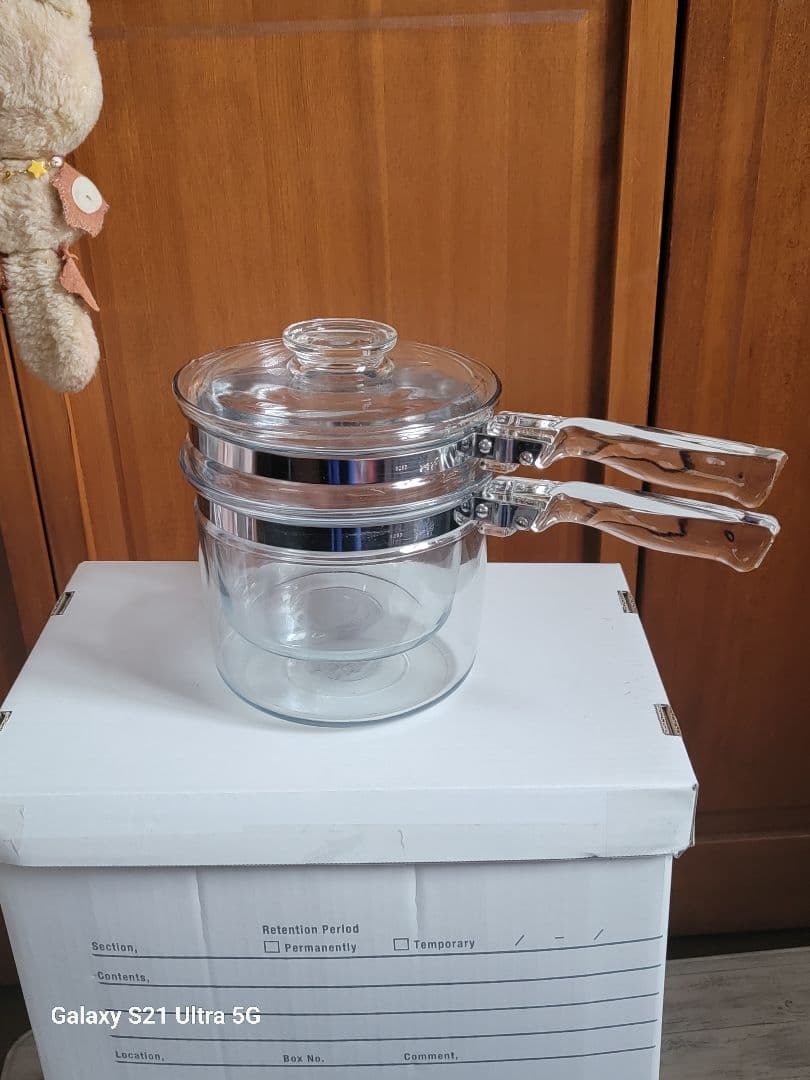 OLD PYREX ダブルボイラー パイレックス ダブルボイラー