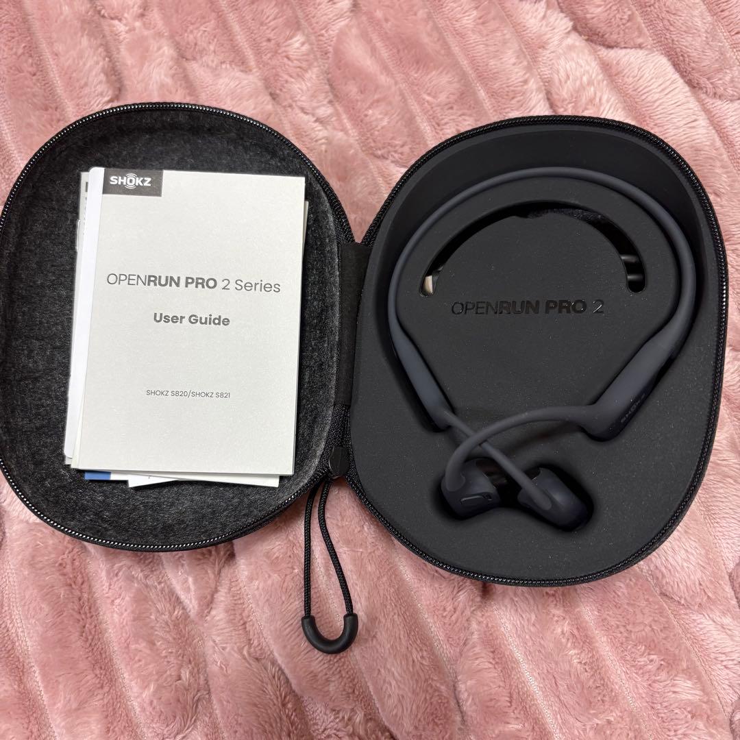 Shokz （ショックス）OpenRun Pro 2 Mini ブラック SHOKZ OpenRun Pro 2-Bone Conduction Headphones,Open-Ear Bluetooth