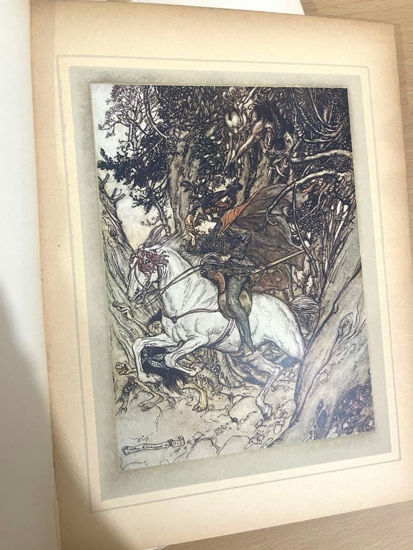 No.328アンティーク 洋書 古書 アーサー·ラッカム ウンディーネ