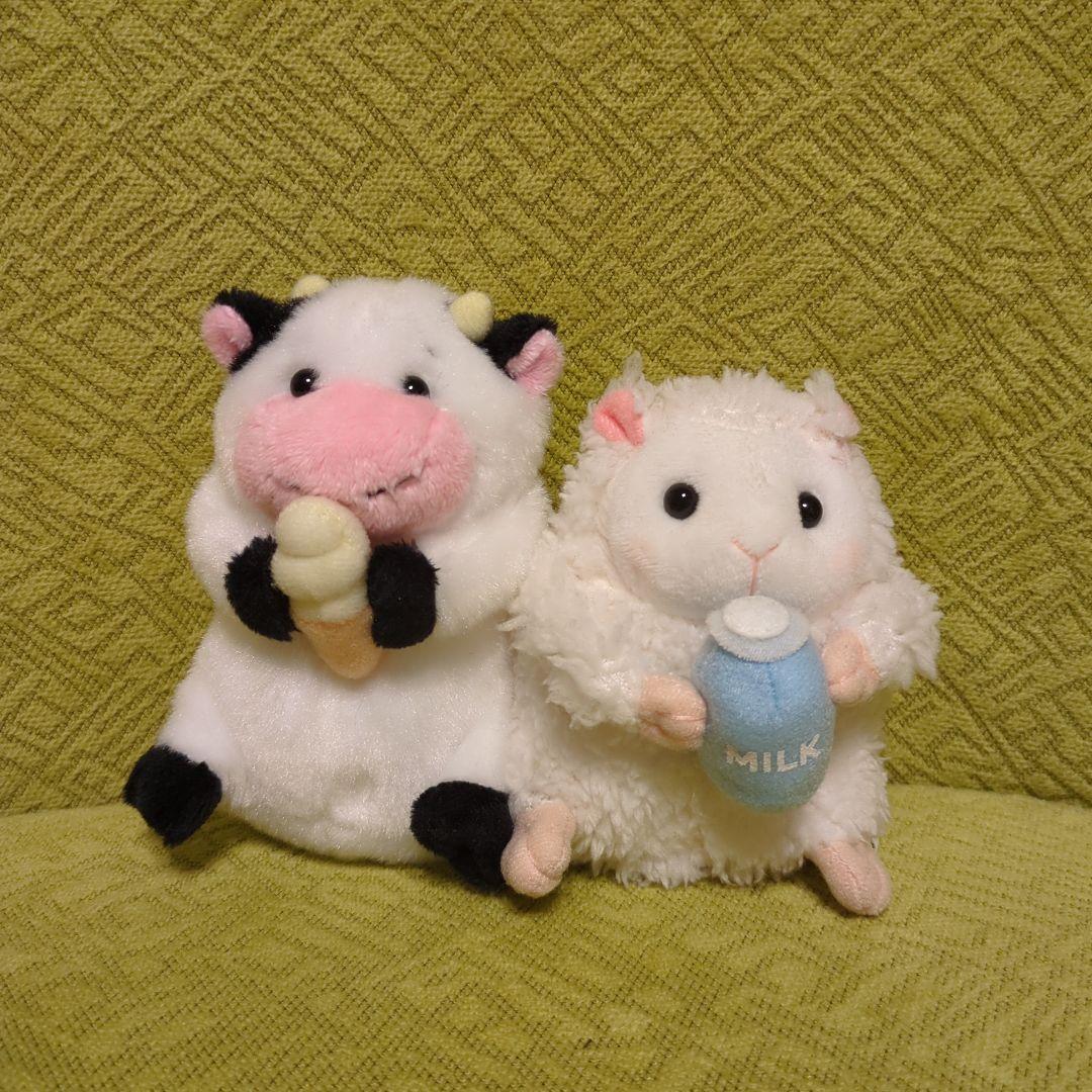 小岩井農場 ソフト牛＆ミルキー羊 セット Amazon.co.jp: 小岩井農場の限定品 ソフト牛とミルキー羊 : おもちゃ