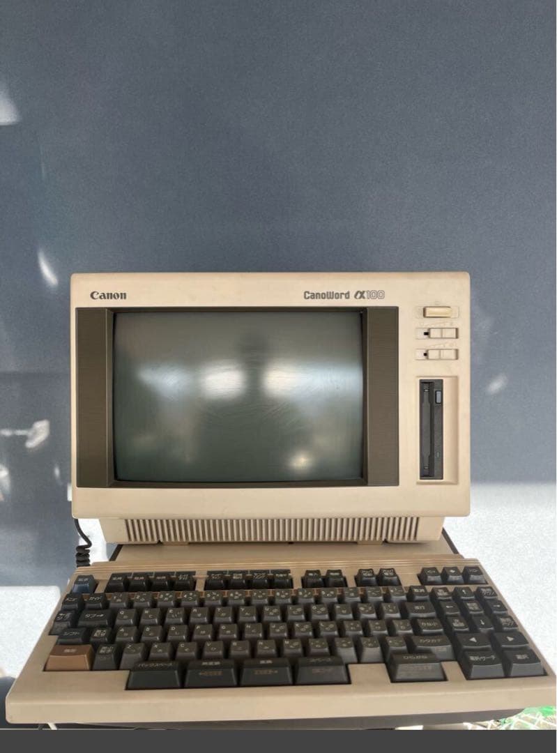 ☆希少☆CANON CanoWord a100 ワープロ 通電確認、送料無料 - メルカリ