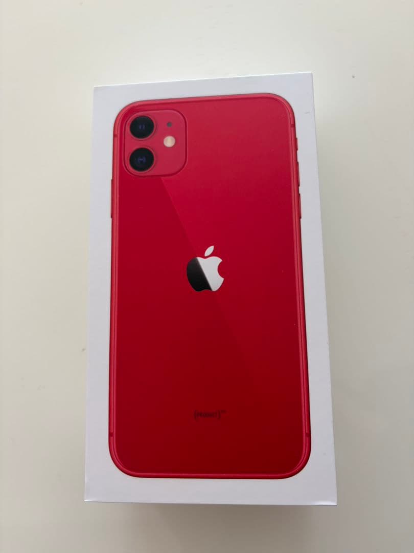 Apple iPhone 11 (PRODUCT(RED)) 本体 箱付き - メルカリ