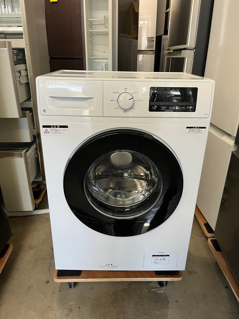 女性オーナー25年製 6kgスリムドラム式洗濯機 T 6kgスリムドラム式洗濯機 (乾燥なし)(ND60UL1 ブラック)(リサイクル