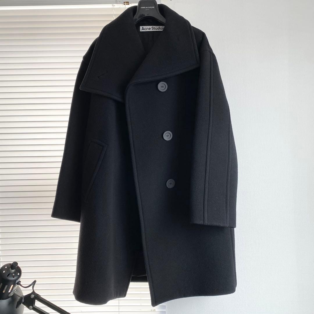 Acne Studios 23AW ファネルネックコート　オーバーサイズ アクネ 1033011599156038_03_5094w.jpeg