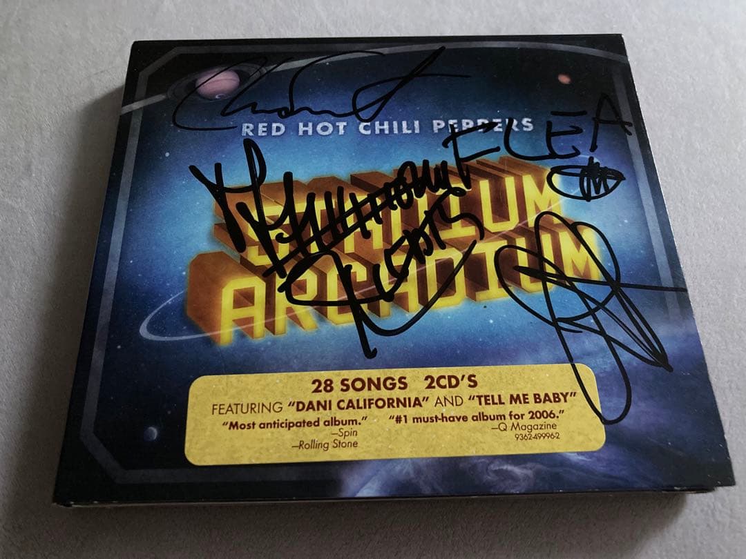 レア レッチリ 直筆 サイン CD red hot chili peppers - メルカリ
