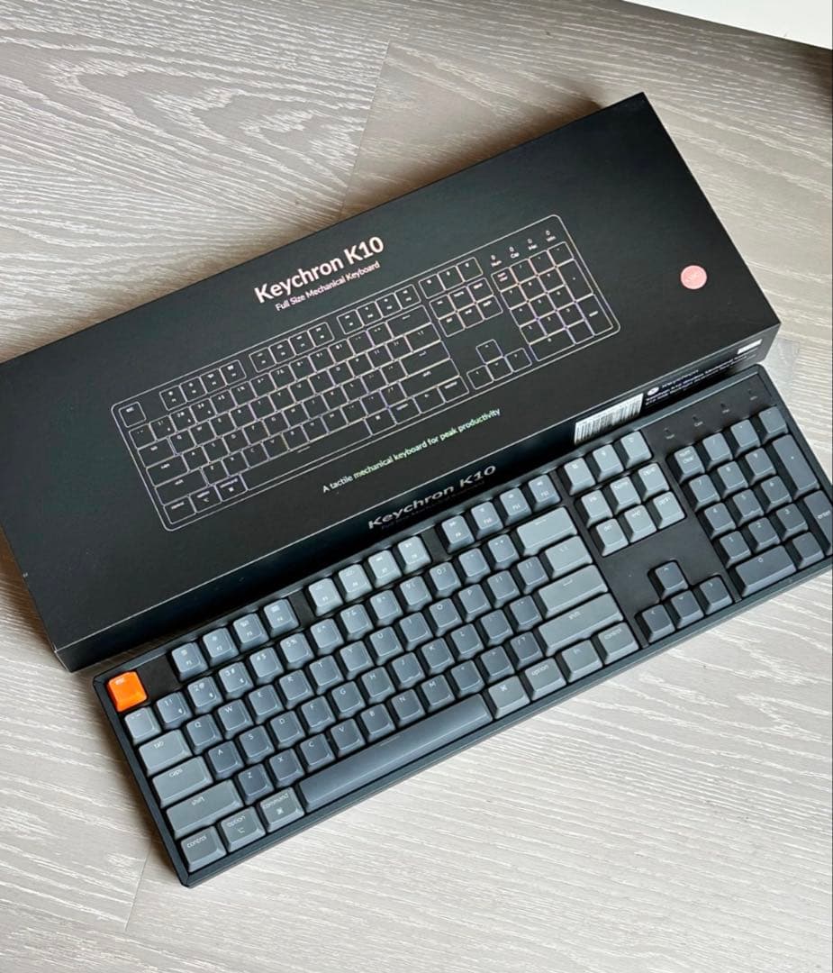 キーボード Keychron K10 Wireless Keyboard JIS Keychron Keychron K10 ワイヤレス・メカニカルキーボード RGB - JIS