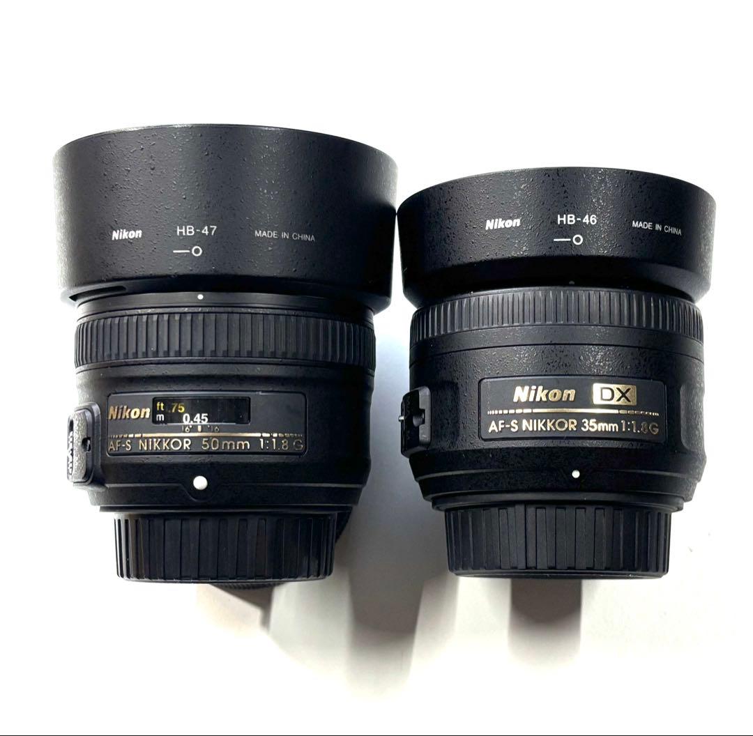 Nikon AF-S NIKKOR 1:1.8 単焦点レンズ 2本 セット Amazon | Nikon 単焦点レンズ AF-S NIKKOR 50mm f/1.8G フルサイズ対応