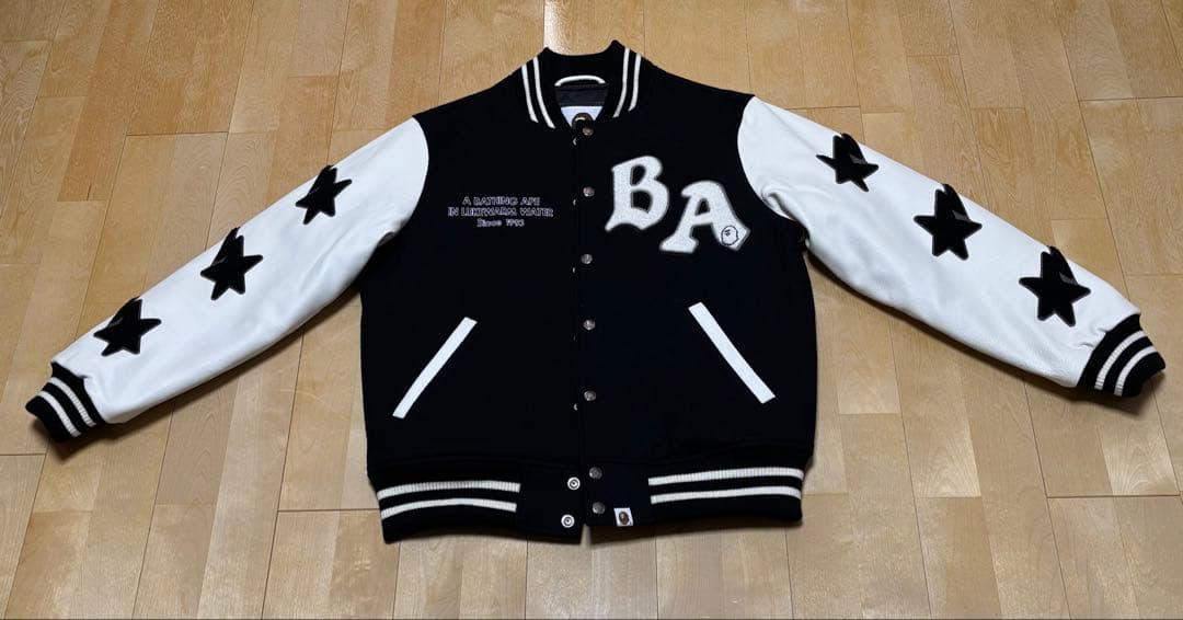 う*ち様 a bathing ape スタジャン　M BAPE X STADIUM GOODS VARSITY JACKET（スタジャン）｜A BATHING APE
