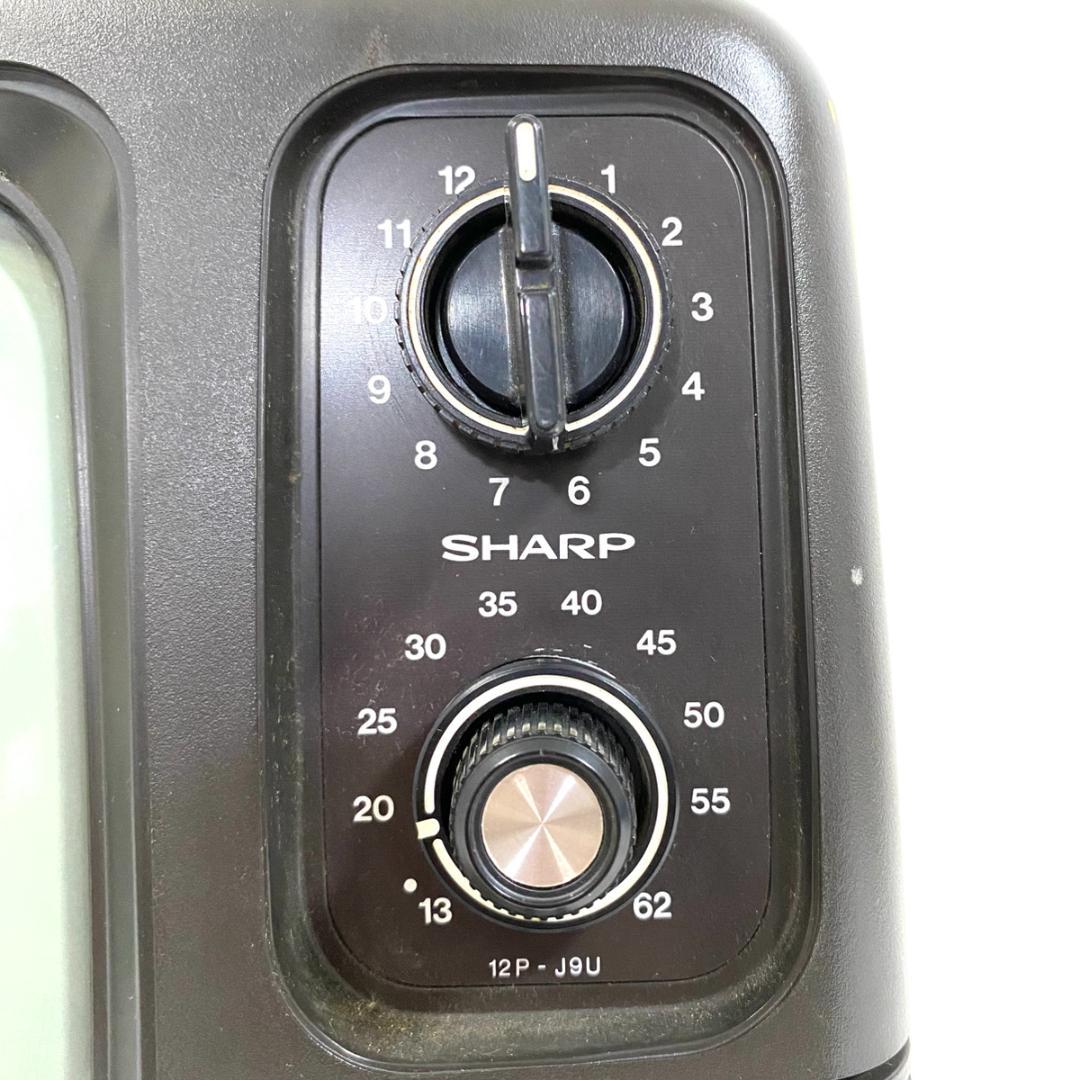 SHARP シャープ 白黒テレビジョン 12P-J9U 1978年製 昭和レトロ - メルカリ