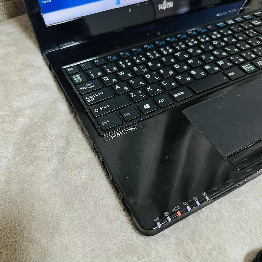 S198 Fujitsuノートパソコン WEBカメラSSD高速Windows11 - Windows