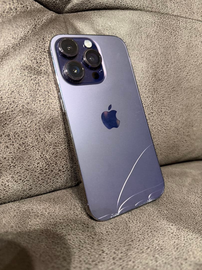 iPhone 14Pro 512GB 背面割れあり オレに任せろ🔥iPhone 14 Pro 背面ガラス割れ交換修理 - YouTube