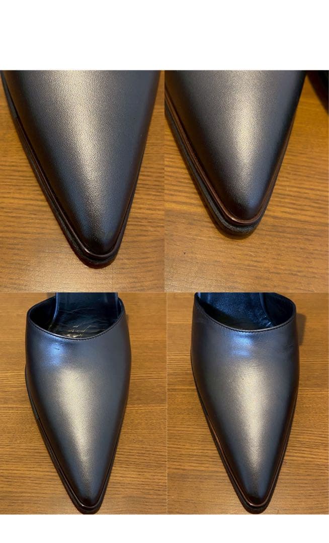 GUCCI グッチ アンクルストラップ ミュール パンプス ピンヒール