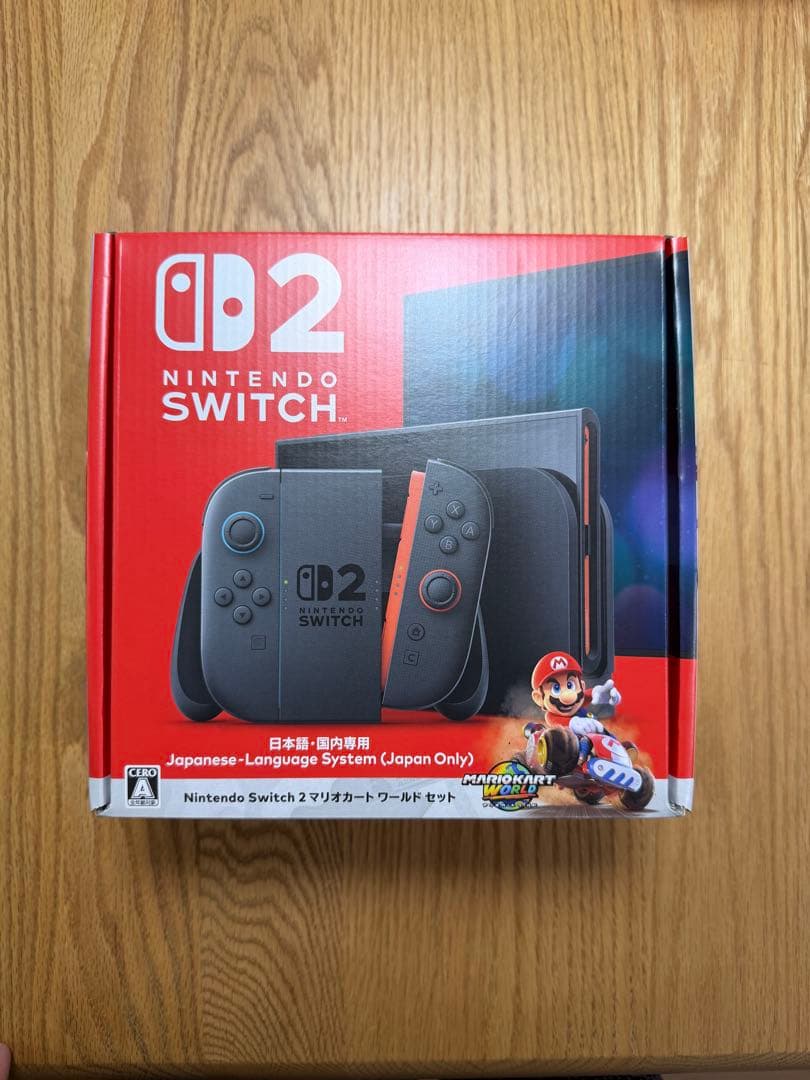 Nintendo Switch 2 マリオカートセット 日本語国内専用 Nintendo Switch 2 マリオカート ワールドセット 日本語・国内専用」の