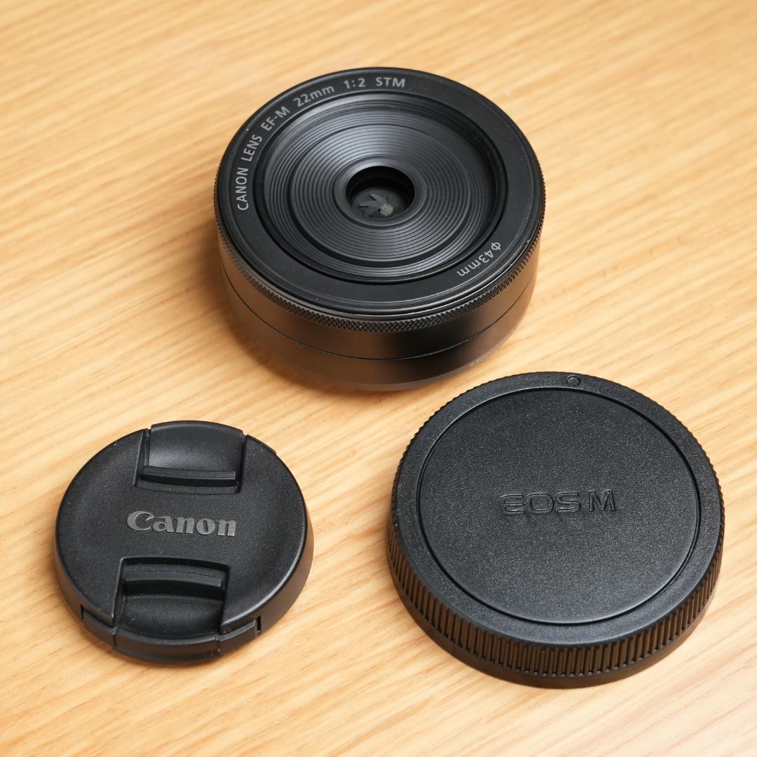 CANON EF-M22mm F2 STM グラファイト Amazon.com : Canon EF-M 22mm f2 STM Compact System Lens (Black