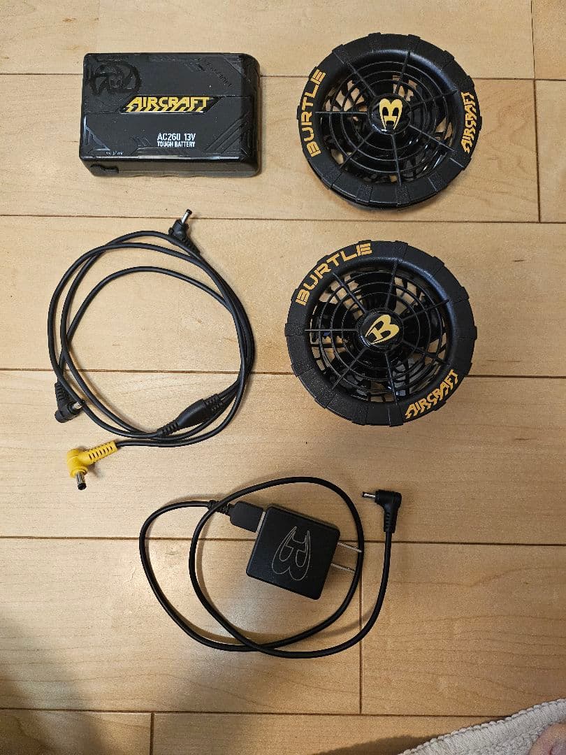 BURTLE バッテリー13v　ファンセット Burtle 空調服用タフバッテリー AC260 13V ファンセット バートル13V